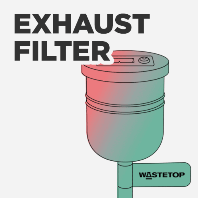 Exhaust Filter for WASTETOP